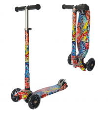 Самокат детский MAXI iTrike JR 3-055-WP8 складной