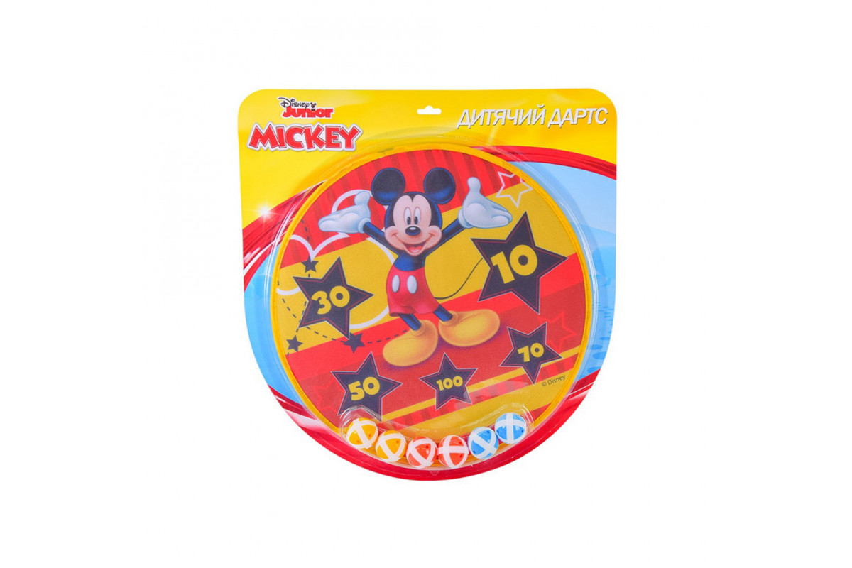 Дитячий дартс "Міккі Маус" Bambi LD1024 з кульками на липучці