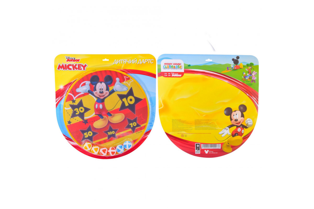 Дитячий дартс "Міккі Маус" Bambi LD1024 з кульками на липучці