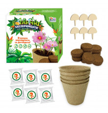 Ботанические эксперименты 82092 грунт, горшки, таблички, семена