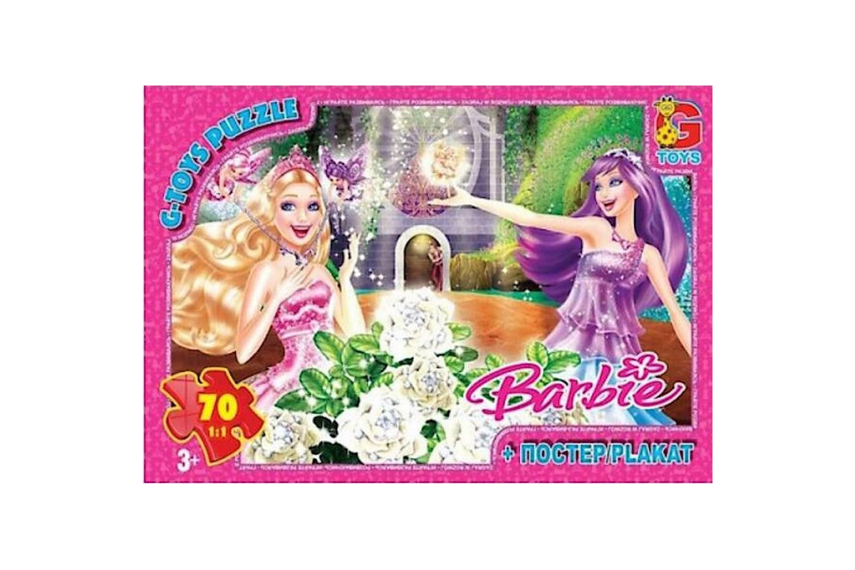 Дитячий пазл "Barbie" BA030 плакат 70 елементів
