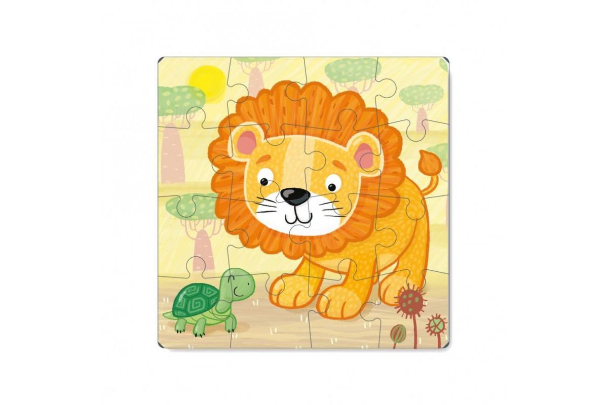 Детский пазл Львенок DoDo 300165 из 16 деталей