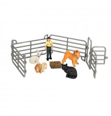 Детский игрушечный набор "Ферма" Q9899-X13_3 собака, кошка, кролики