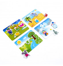 Игра настольная На липучках "Какая пора года" Vladi Toys  VT1302-25 (укр)