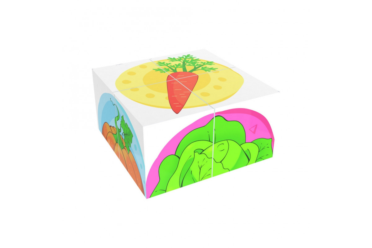 Розвиваючі кубики "Овочі"; ТехноК 1349TXK