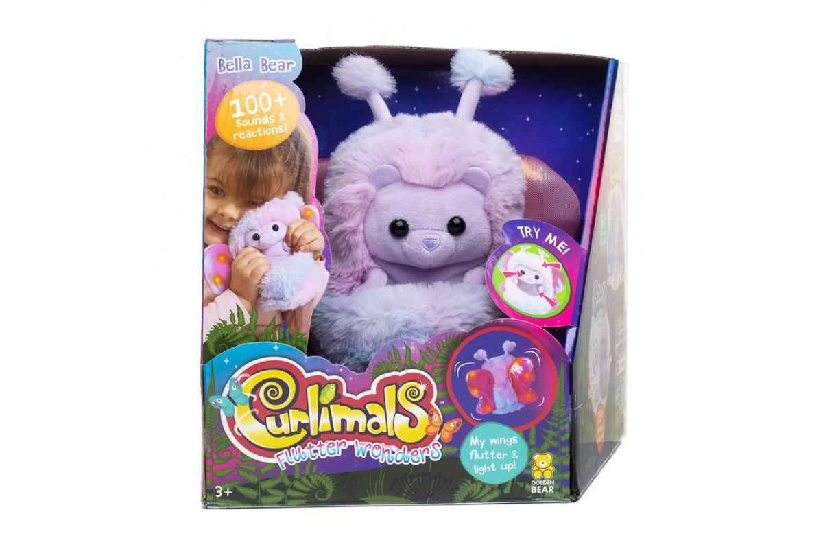 Интерактивная игрушка Медведица Белла Curlimals 3729 серии «Flutter Wonders»