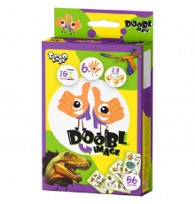 Развлекательная настольная игра "Doobl Image" DBI-02U на укр. языке Динозавры