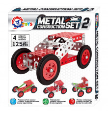 Детский "Конструктор металлический" ТехноК 6405TXK, 125 деталей