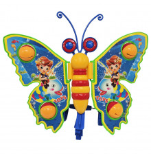 Детская каталка на палочке Бабочка 305 машет крыльями Синий