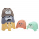 Игрушка для купания 666-01 Логика пирамидка  животные