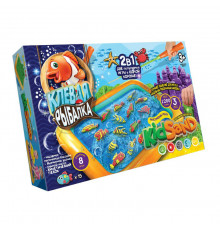 Набір креативної творчості "Кінетичний пісок: Кльова риболовля" KIDSAND KRKS-01-01U 2в1