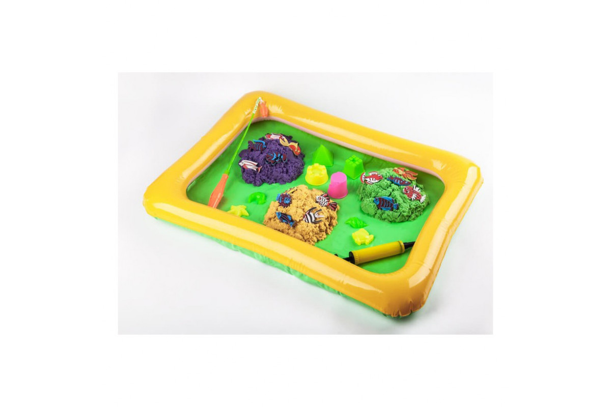 Набір креативної творчості "Кінетичний пісок: Кльова риболовля" KIDSAND KRKS-01-01U 2в1