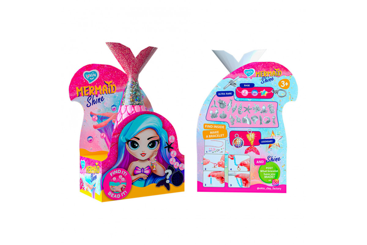 Игрушка-антистресс 250 мл Mermaid Shine Pink TM Lovin 80130
