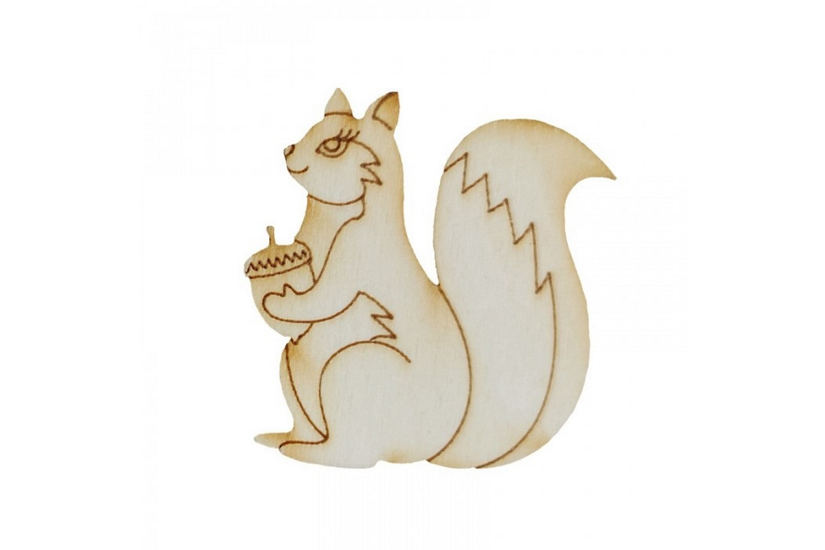 Набор детского творчества Роспись по дереву «Магниты-лесные жители» РД-006