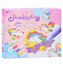 Детский набор для творчества "Подвеска-раскраска" 7600-1-23-21-2123-3 цепочка, краски 6 цветов