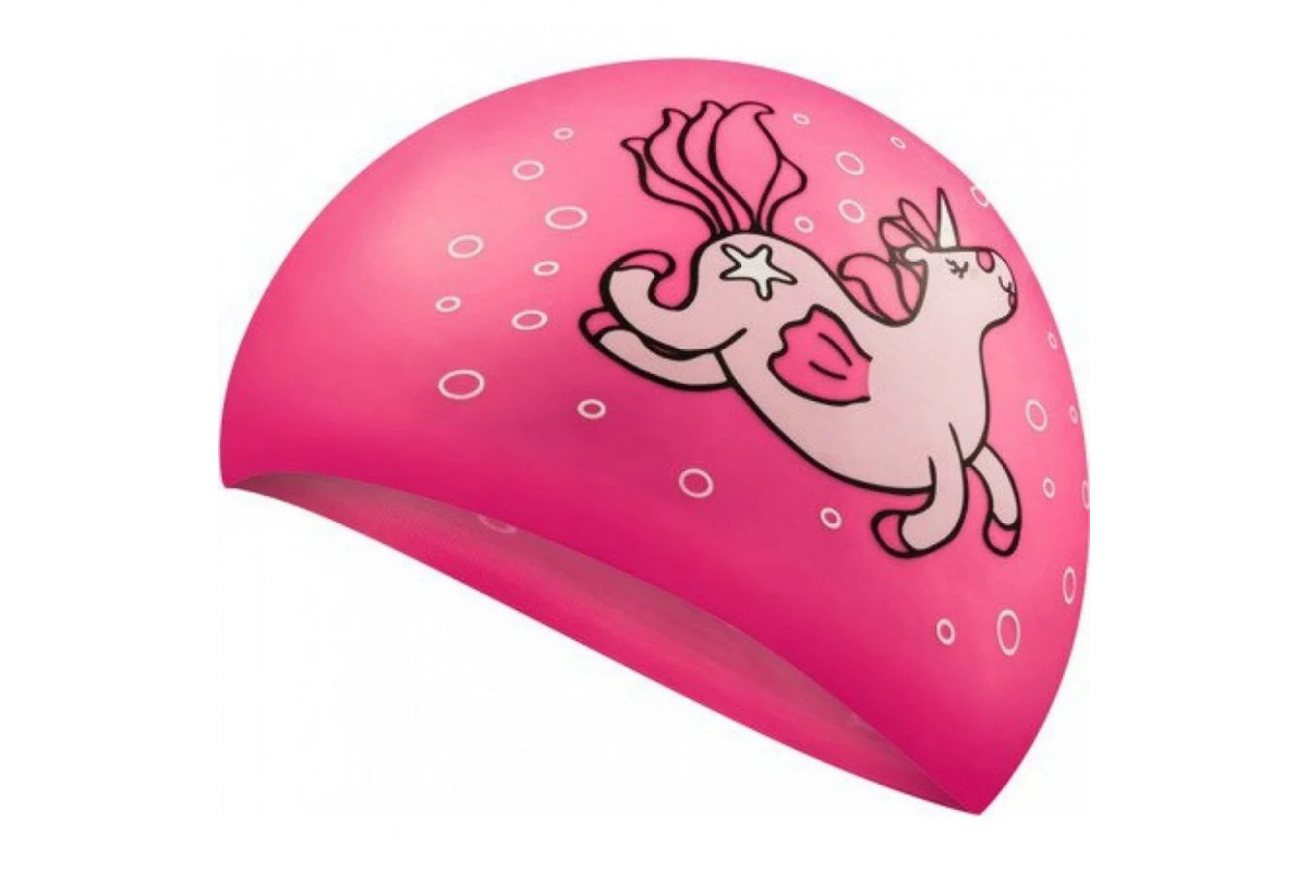 Шапка для плавания "Kiddie Unicorn" 6880 Aqua Speed 142-Unicorn, розовый, OSFM