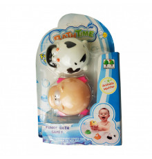 Игровой набор для ванной CQS606-2 резиновые животные КоровкаиСвинка