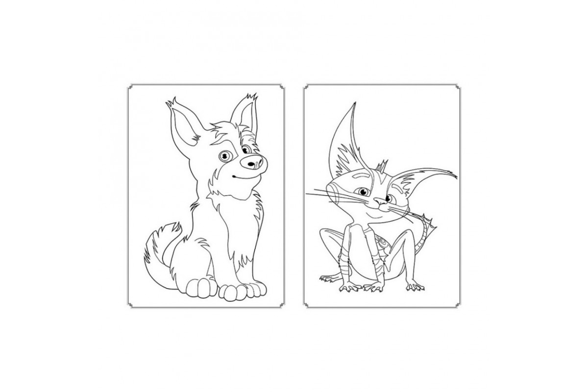 Раскраска Магия цвета. Вселенная Мавки Ранок 1807001 с наклейками