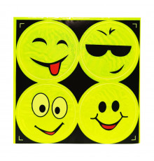 Наклейка світловідбиваюча "Смайл" 133SP 4 штуки Вид-9