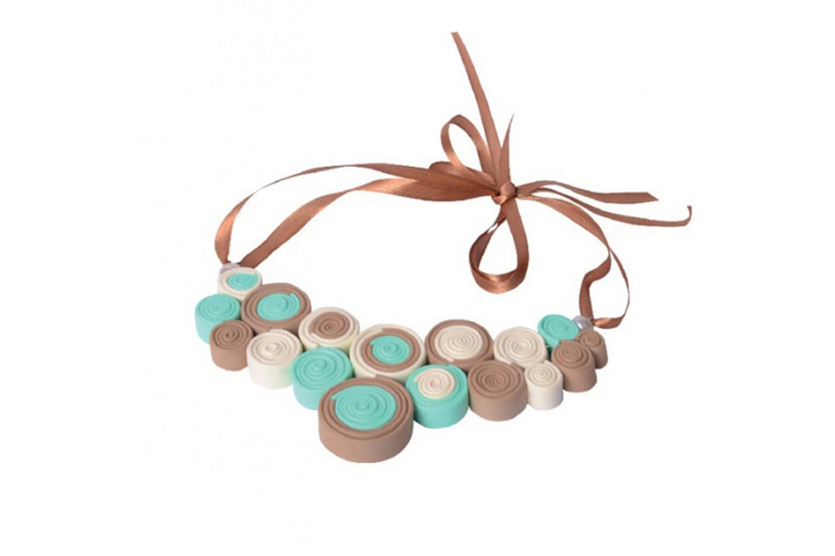 Детский набор для творчества "Колье" F-004 украшения из фоамирана