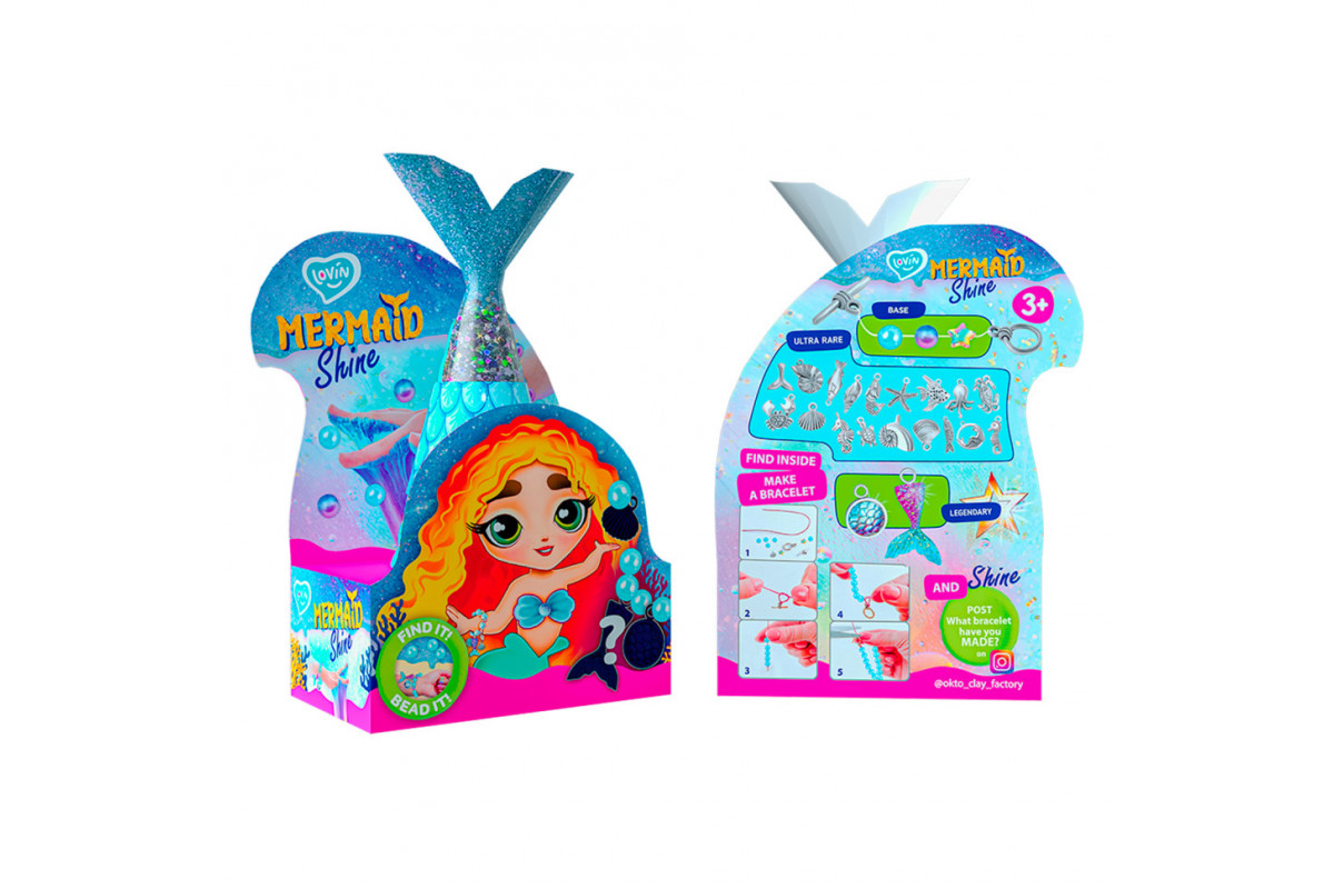 Игрушка-антистресс 250 мл Mermaid Shine Blue TM Lovin 80131