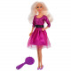 Детская кукла "Вечерняя красавица" DEFA 8226(Violet) расческа