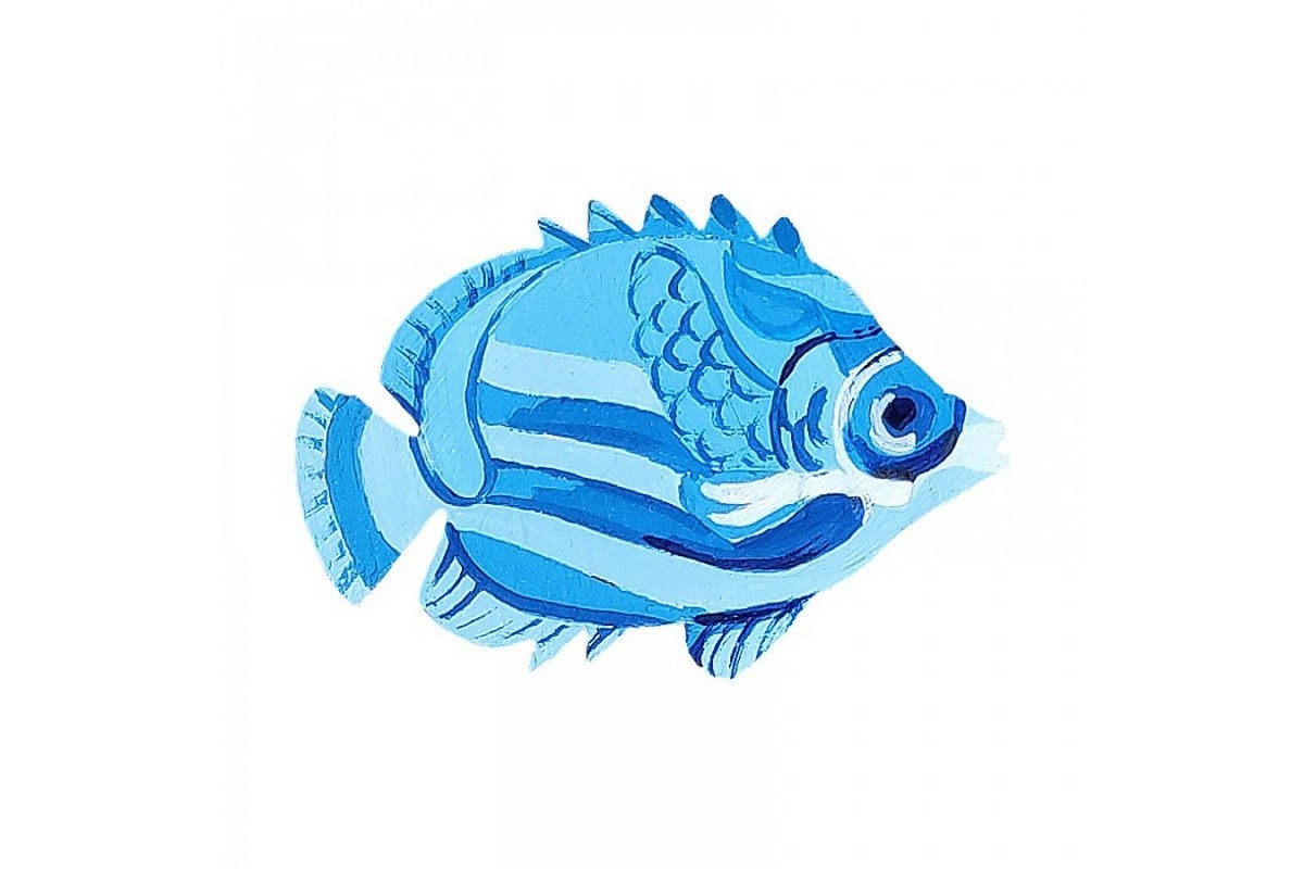 Набір дитячої творчості Розпис по дереву "Магніти-риби" РД-007