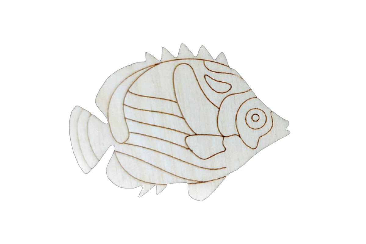 Набір дитячої творчості Розпис по дереву "Магніти-риби" РД-007