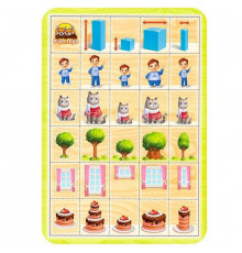 Деревянный пазл-сортер "Укажите размеры" Ubumblebees (ПСФ103) PSF103, 29 плашек