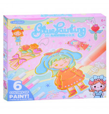 Детский набор для творчества "Подвеска-раскраска" 7600-1-23-21-2123-2 цепочка, краски 6 цветов