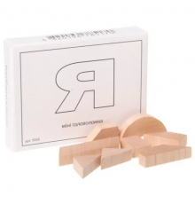 Карманная мини головоломка "Я" 5016Z деревянная