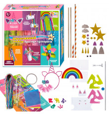 Детский набор творчества "Приключения единорогов 6 в 1" 37048, 220+ элементов