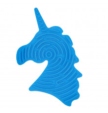 Дитяча розвиваюча дошка для сенсорної активності "Єдиноріг" GS0108 двостороння Синій