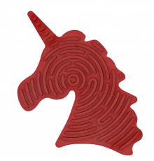 Дитяча розвиваюча дошка для сенсорної активності "Єдиноріг" GS0108 двостороння Червоний