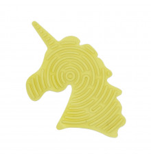 Детская развивающая доска для сенсорной активности "Единорог" GS0108 двусторонняя Желтый
