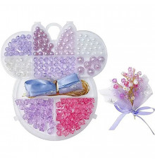 Набор бисера для изготовления креативных аксессуаров  N098-3/4/5 Фиолетовый