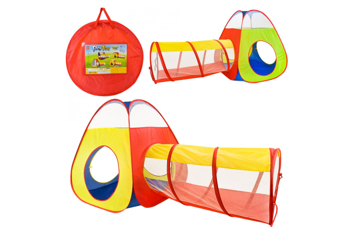 Детская палатка "Пирамида" JY1711-1, 88 х 88 х 90 см 2 входа