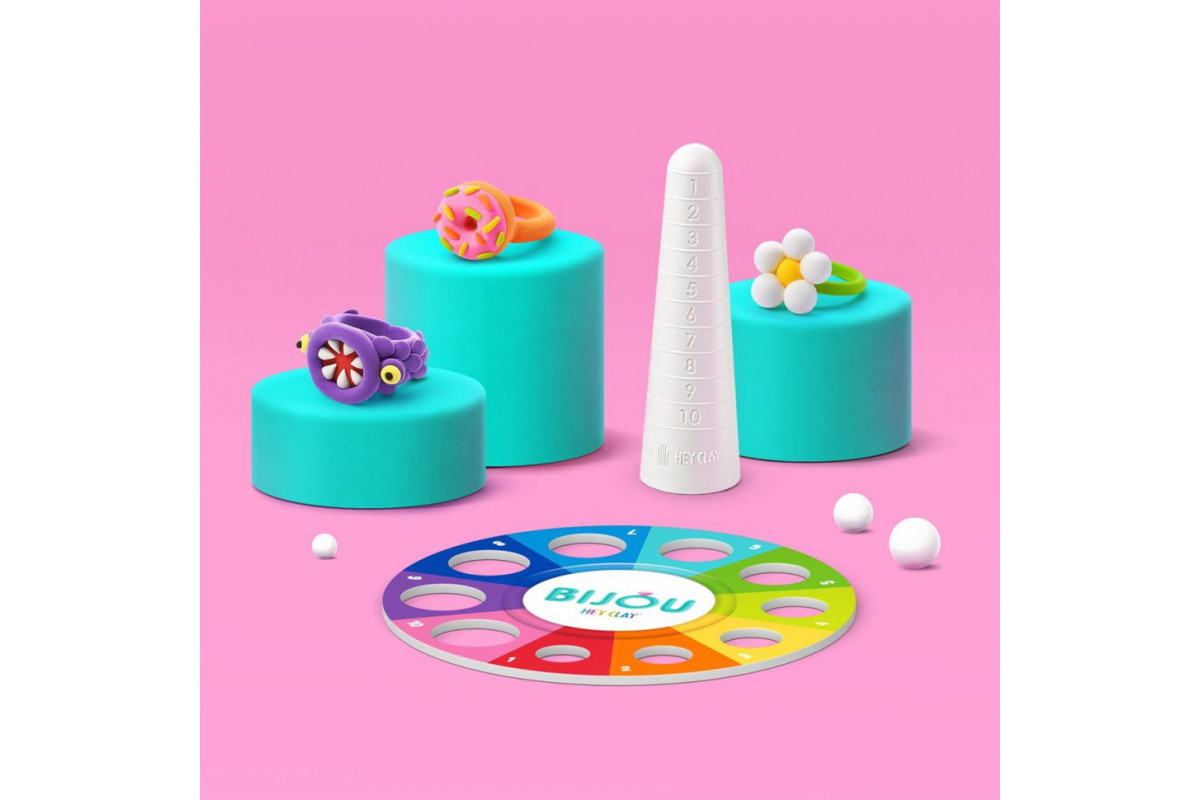 Набор самозатвердевающего пластилина Бижутерия Сладкие Кольца ЛИПАКА 31002-UA01