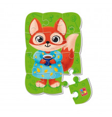 Детский магнитный пазл "Лиса" VT3205-92, 12 элементов