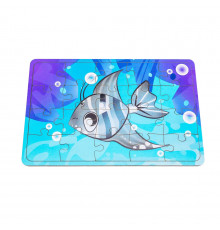 Детский деревянный пазл Морская рыбка Арт-10031, 20 элементов