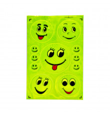 Наклейка светоотражающая "Смайл" 134SP 11 штук