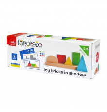 Игрушка развивающая "Фигуры и Тени" 900606 деревянная