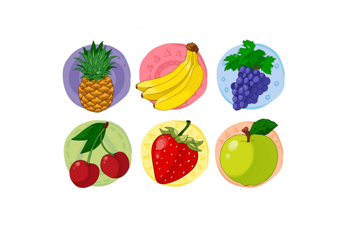 Розвиваючі кубики "Фрукти" ТехноК 1332TXK