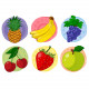 Розвиваючі кубики "Фрукти" ТехноК 1332TXK