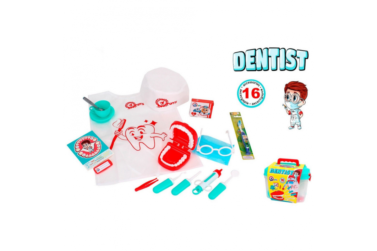 Ігровий набір "Стоматолог" ТехноК 7365TXK у валізі