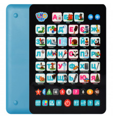 Детский развивающий планшет "Азбука" SK 0019 на укр. языке Синий