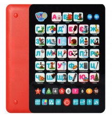 Детский развивающий планшет "Азбука" SK 0019 на укр. языке Красный
