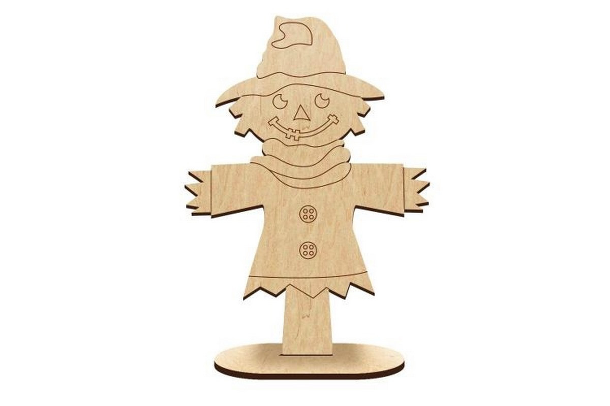 Фигурка для раскрашивания и декорирования "Тыква чучело" FDZ-542