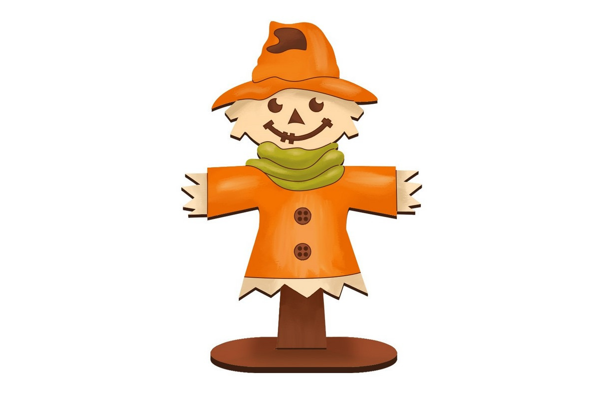 Фигурка для раскрашивания и декорирования "Тыква чучело" FDZ-542