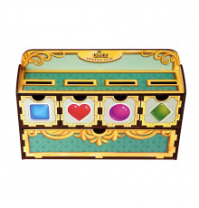 Деревянная настольная игра "Фигуры" Ubumblebees (ПСД072) PSD072 сортер-комодик